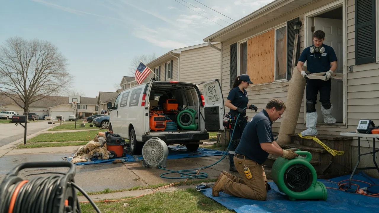 Water Damage Restoration in South Heights, PA near me